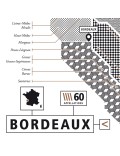 Affiche Vignoble de Bordeaux La Majorette à Moustache
