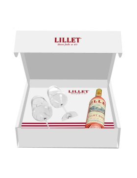 Lillet Rosé Coffret - 2 verres - Spiritueux