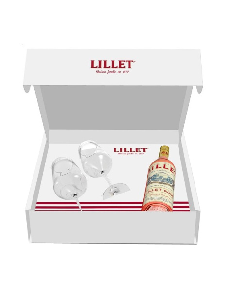 Lillet Rosé Coffret - 2 verres