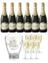 Perrier-Jouët Grand Brut Coffret 6 Bouteilles + 6 Flûtes + 1 Seau