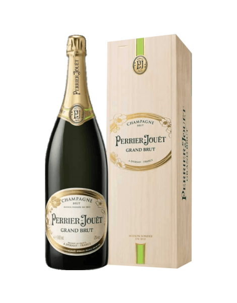 Perrier-Jouët Grand Brut Jeroboam Caisse Bois