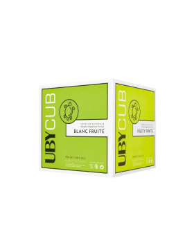 UBY CUB - BIB - 5L - Blanc Sec - Vin Côtes de Gascogne IGP