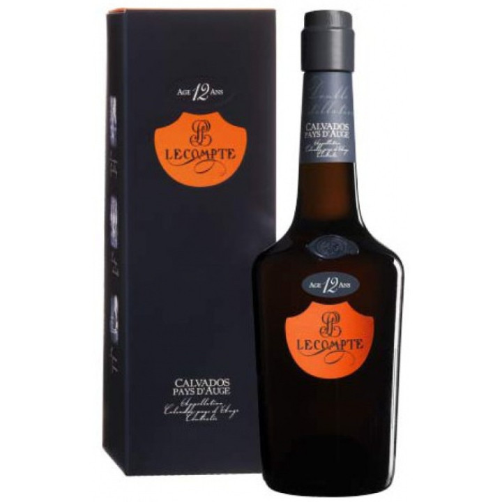 Calvados Pays d'Auge 12 Ans - Lecompte - Expédition rapide