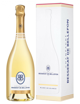 Besserat Cuvée des Moines Blanc de Blancs Etui - Champagne AOC Besserat de Bellefon