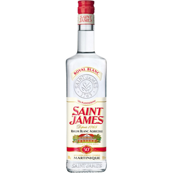 Rhum Saint-James Royal Blanc 50° - AOC Martinique