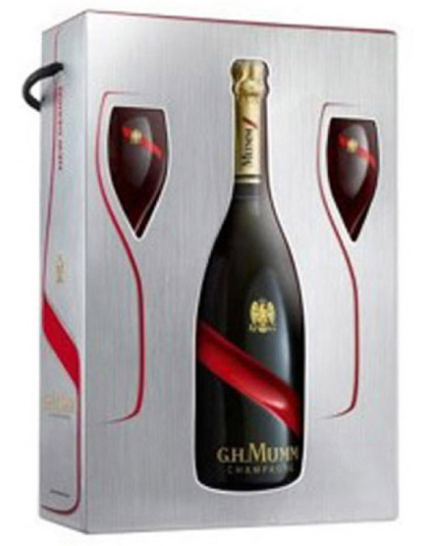 Mumm Grand Cordon - Coffret 2 Flûtes