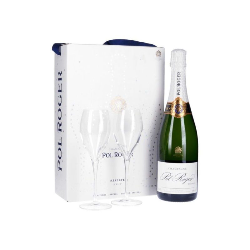 La Fine Bulle - Blanc de Blancs, Brut, Blanc - Champagne Deutz Coffret  Amour de Deutz Brut 2011 + Deux Flûtes