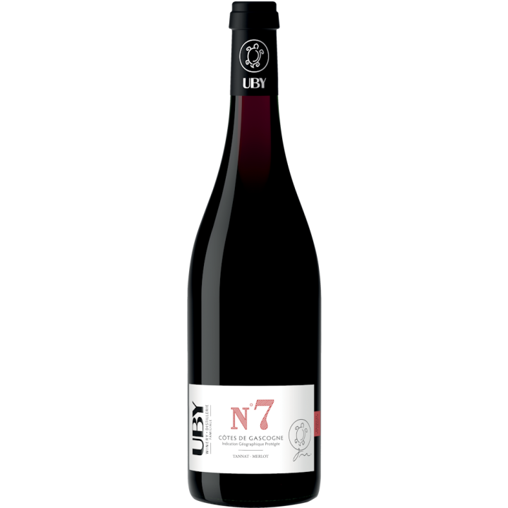 Domaine Uby Tannat Merlot rouge N°7- Achat vin au prix propriété