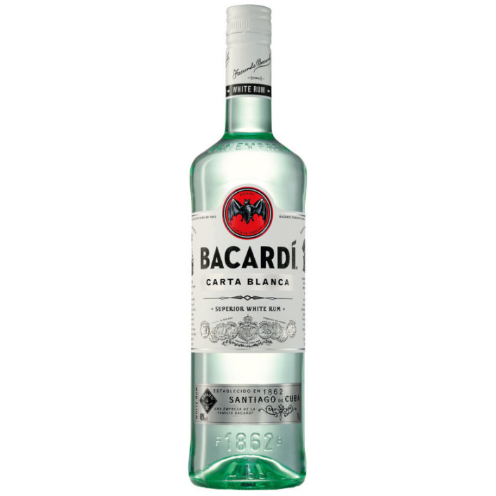 Rhum Carta Blanca Blanc - Bacardi - 100 cl