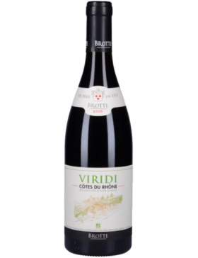 Maison Brotte - Côtes-du-Rhône Viridi Bio - Rouge - 2016 - Vin Côtes-Du-Rhône