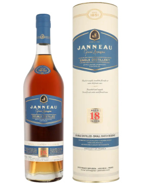 Armagnac Janneau 18 Ans - Etui Tube