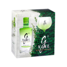 Gin Floraison Coffret 1 Verre 40° - G'vine - 70 cl