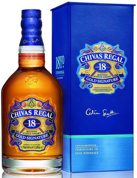 Chivas Régal - 18 ans - 40% - Spiritueux Scotch Whisky