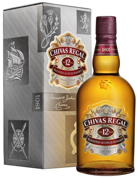 Chivas Régal - 12 ans - 40% - Etui - Spiritueux Scotch Whisky