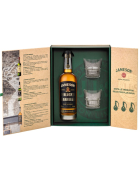 Jameson Black Barrel + 2 verres - Spiritueux Irish Whisky