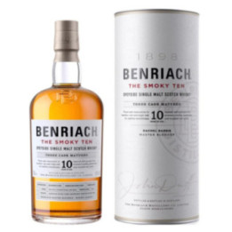 Whisky The Smoky Ten 10 Ans - Benriach - 70 cl