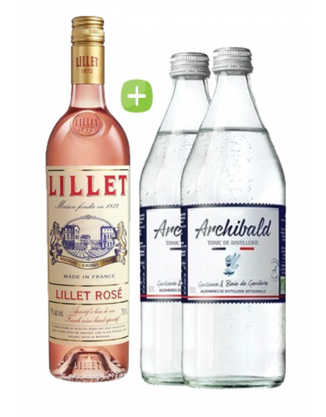 Pack Lillet Rosé & Tonic Premium Archibald