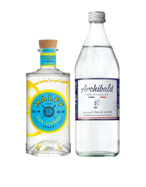 Pack Gin Malfy Con Limone & Tonic Premium Archibald