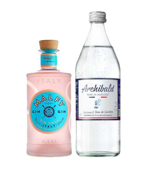 Pack Gin Malfy Con Rosa & Tonic Premium Archibald