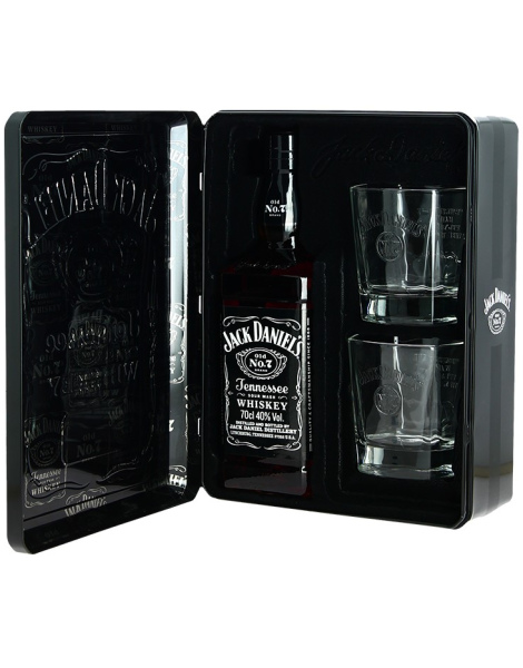 Jack Daniel's Old N°7 Tennessee Whiskey Coffret 2 Verres Edition 2020