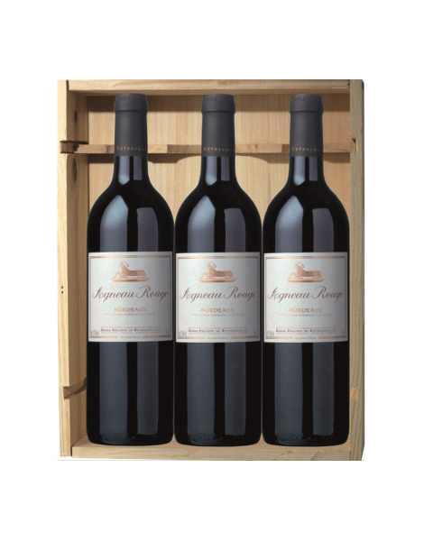 Coffret 3 grands vins rouges à bon prix