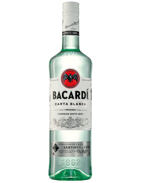 Bacardi Carta Blanca - 1L - Spiritueux Caraïbes