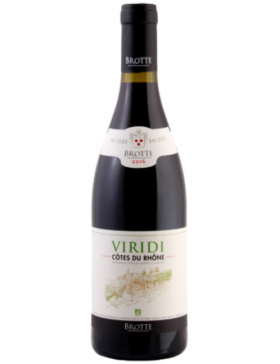 Maison Brotte - Côtes du Rhône Bio - Viridi - Rouge - 2018 - Vin Côtes-Du-Rhône