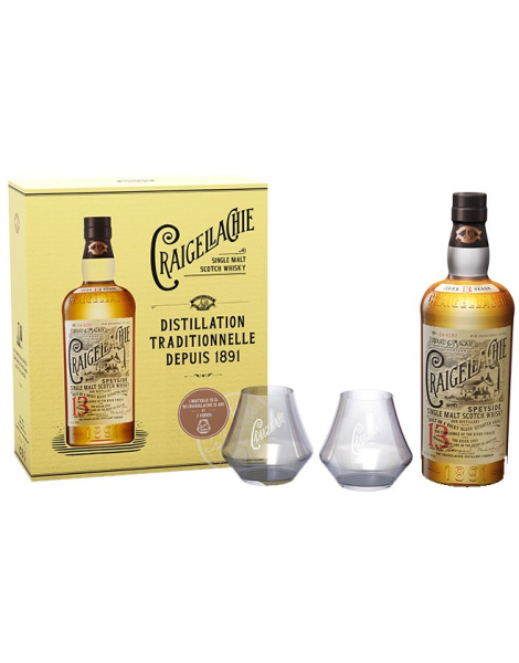 Craigellachie 13 Ans Coffret 2 verres