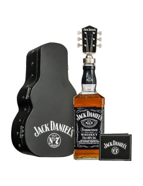 Jack Daniel's Old N°7 Tennessee Whiskey - Coffret Guitare - Spiritueux American Whiskey