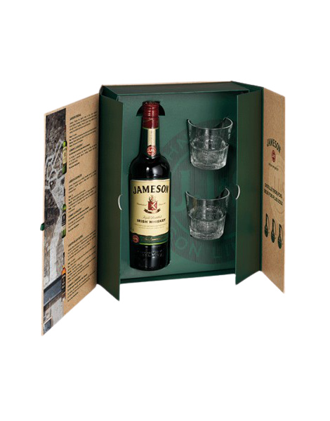Jameson - Irish Whiskey + 2 verres