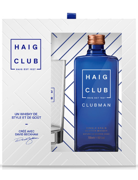 HAIG CLUB Clubman 40% + 1 verre - Spiritueux Scotch Whisky / Lowlands