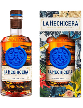 Coffret rhum ambré secha de la silva 40% +1 Verre