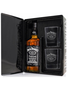 Jack Daniel's N°7 - Coffret 2 Verres - Spiritueux American Whiskey 