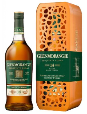 Glenmorangie Quinta Ruban 14 Ans - Coffret Girafe - Spiritueux Scotch Whisky / Highlands