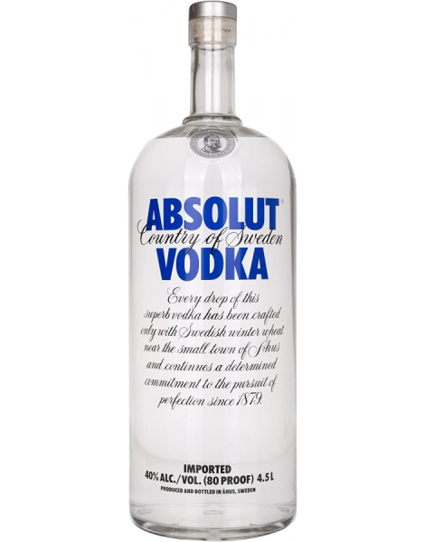 ABSOLUT VODKA - Gallon