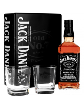 Jack Daniel's Old N°7 Tennessee Whiskey - Coffret 2 verres - Édition 2021 