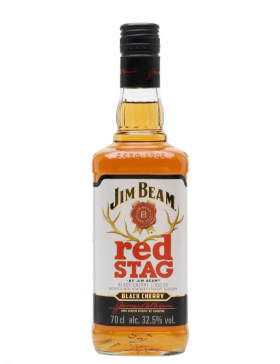 JIM BEAM - Red Stag Black Cherry - Bourbon Whiskey - 1L - Spiritueux Bourbon Whiskey