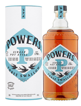 Powers - Three Swallow - Etui - Spiritueux Irish Whisky