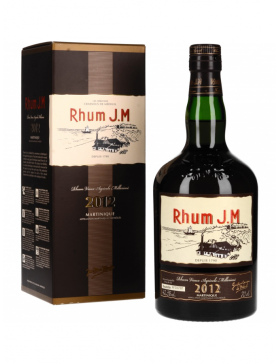 Rhum J.M - Brut de fût - 2012 - Spiritueux Antilles