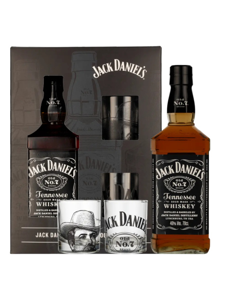 Jack Daniel's Old N°7 Tennessee Whiskey - Coffret 2 verres - Édition 2022