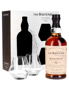 The Balvenie Double Wood 12 ans - Coffret 2 Verres - Spiritueux Scotch Whisky / Speyside