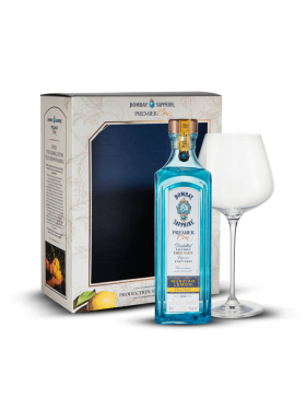 Bombay Sapphire Premier Cru Murcian Lemon - Coffret 1 verre - Spiritueux