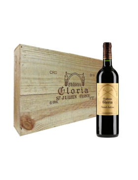 Caisse Bois x6 - Château Gloria - Rouge - 2019 - Vin Saint-Julien