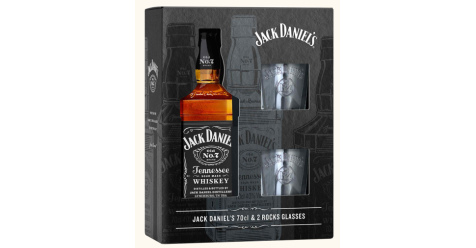 Jack Daniel's Old N°7 Tennessee Whiskey - Coffret 2 verres - Édition 2023