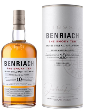 Benriach - The Smoky Ten Scotch Whisky - 10 Ans - Canister - Spiritueux Scotch Whisky / Speyside