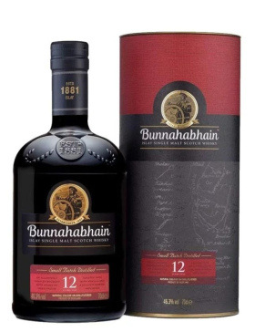 Bunnahabhain 12 Ans Scotch Whisky - Tube - Spiritueux Scotch Whisky / Islay