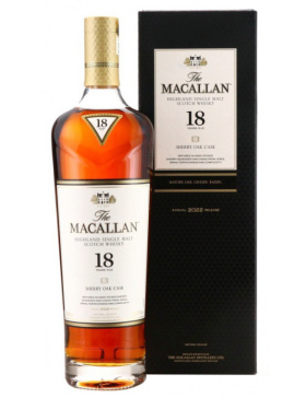 The Macallan - 18 Ans - Sherry Oak - 43% - Spiritueux Scotch Whisky / Speyside