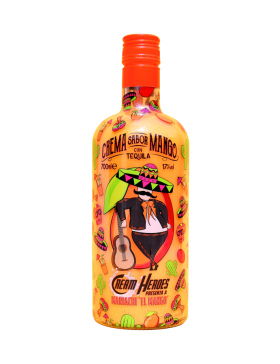 Cream Heroes - Crème de Tequila à la Mangue - Mariachi El Mango - 17% - Spiritueux