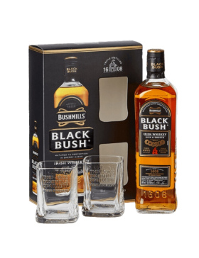 Bushmills Black Bush - Coffret 2 Verres - Spiritueux Irish Whisky